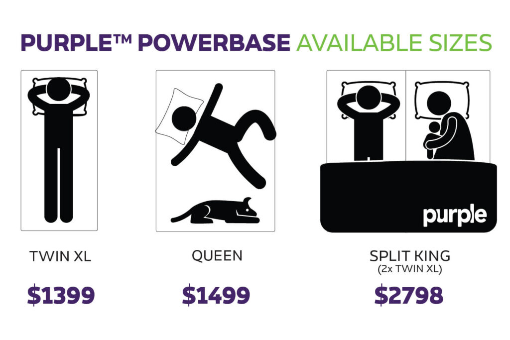 Purple powerbase prices