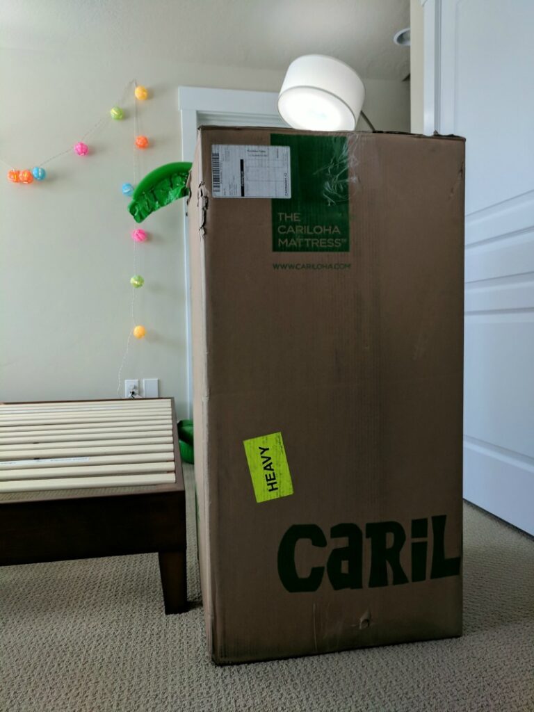 Cariloha mattress in a box