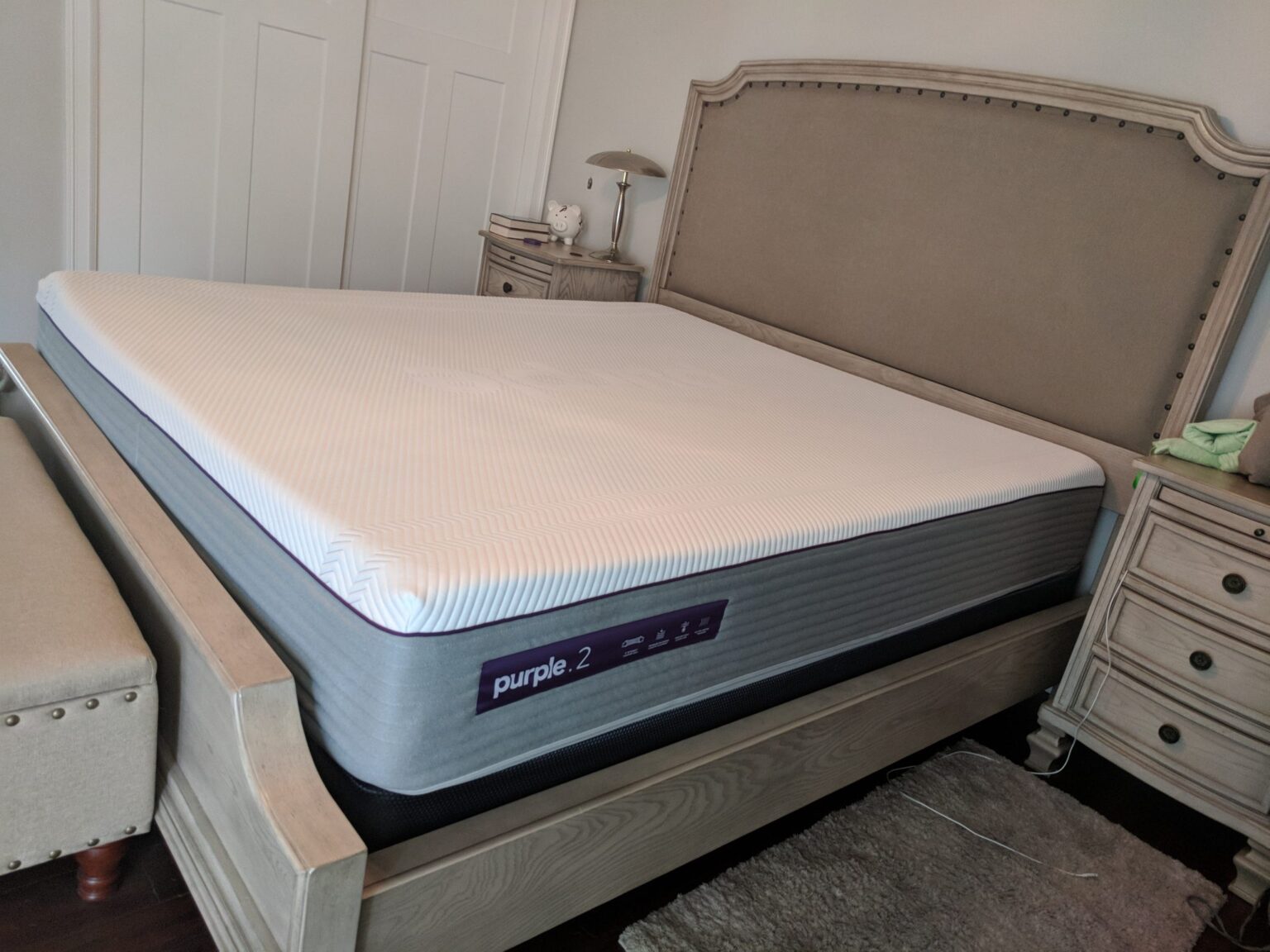 purple 2 queen mattress weight