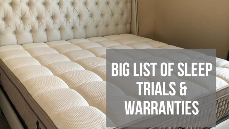 Free Mattress Trial – List of Mattresses with 30 to 365 Day Sleep Trials