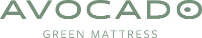 Avocado green mattress logo