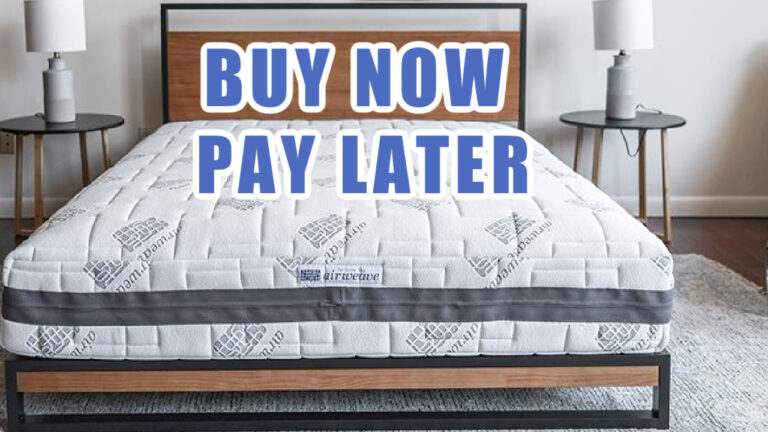 buy now pay later airweave mattress