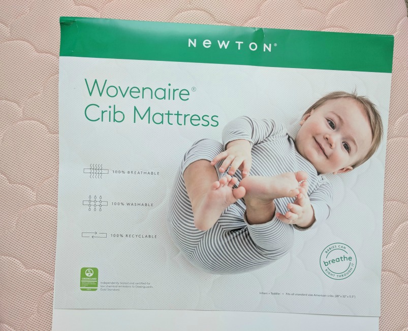 Newton Crib Mattress packaging