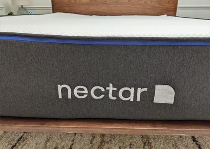 Nectar Mattress cover close up
