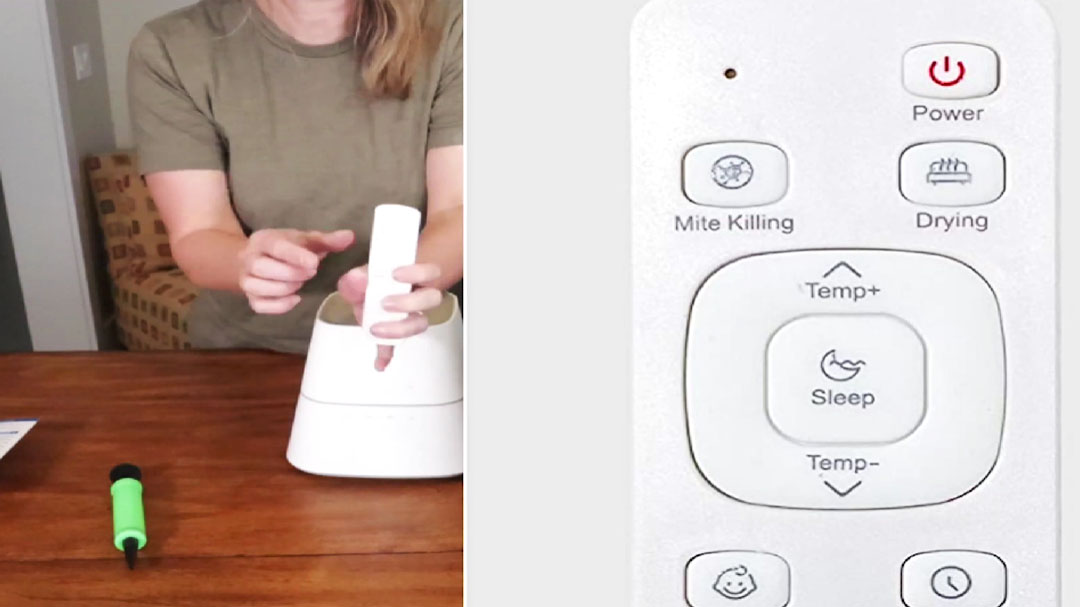 Neat Water Mattress Pad remote control