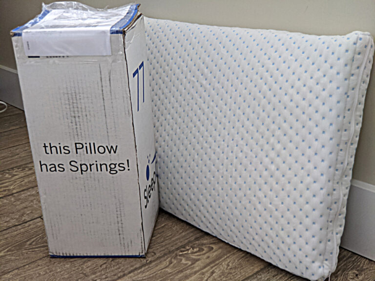 SleepOvation Pillow Review | Neck Pain Pillow with Springs Inside!